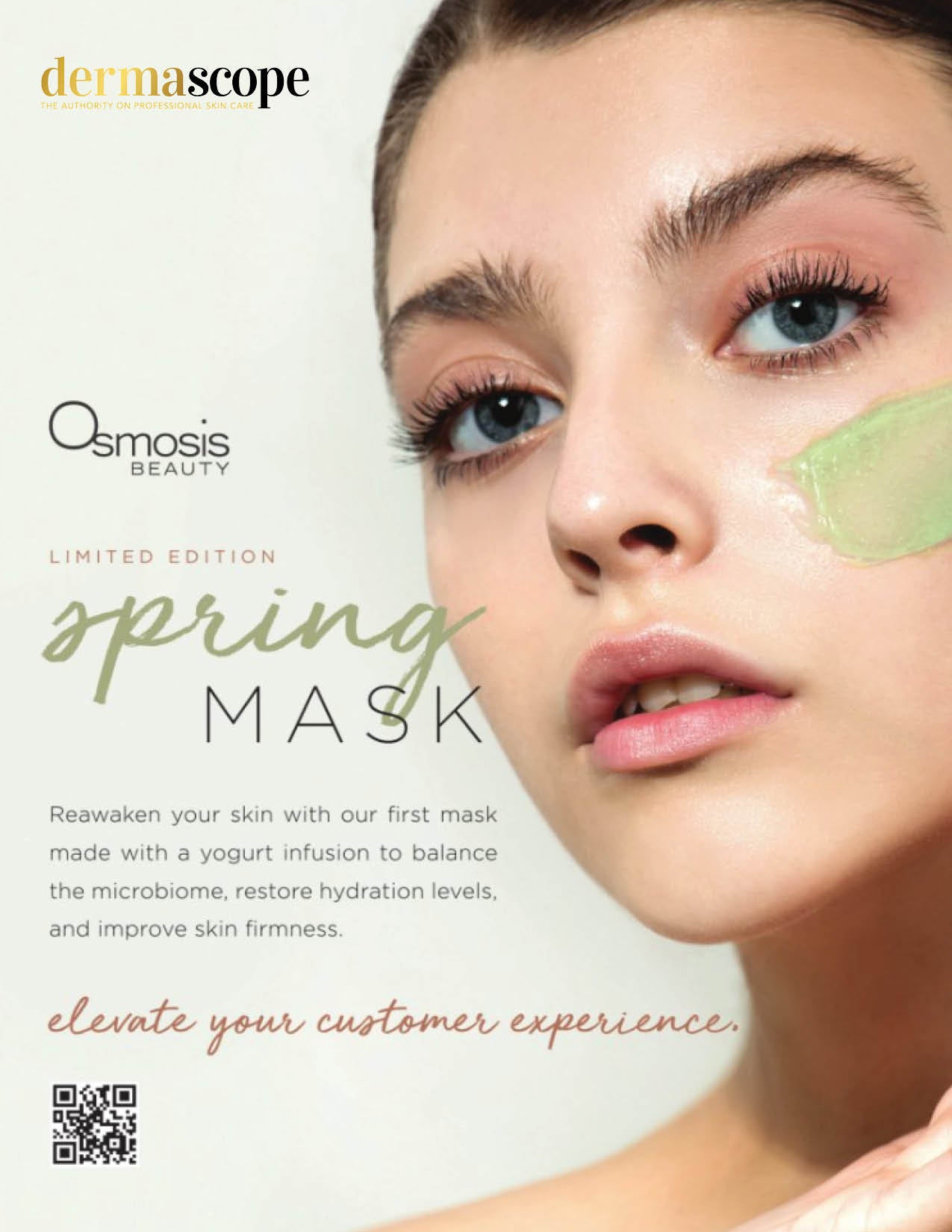 Dermascope features Osmosis Beauty Spring Mask